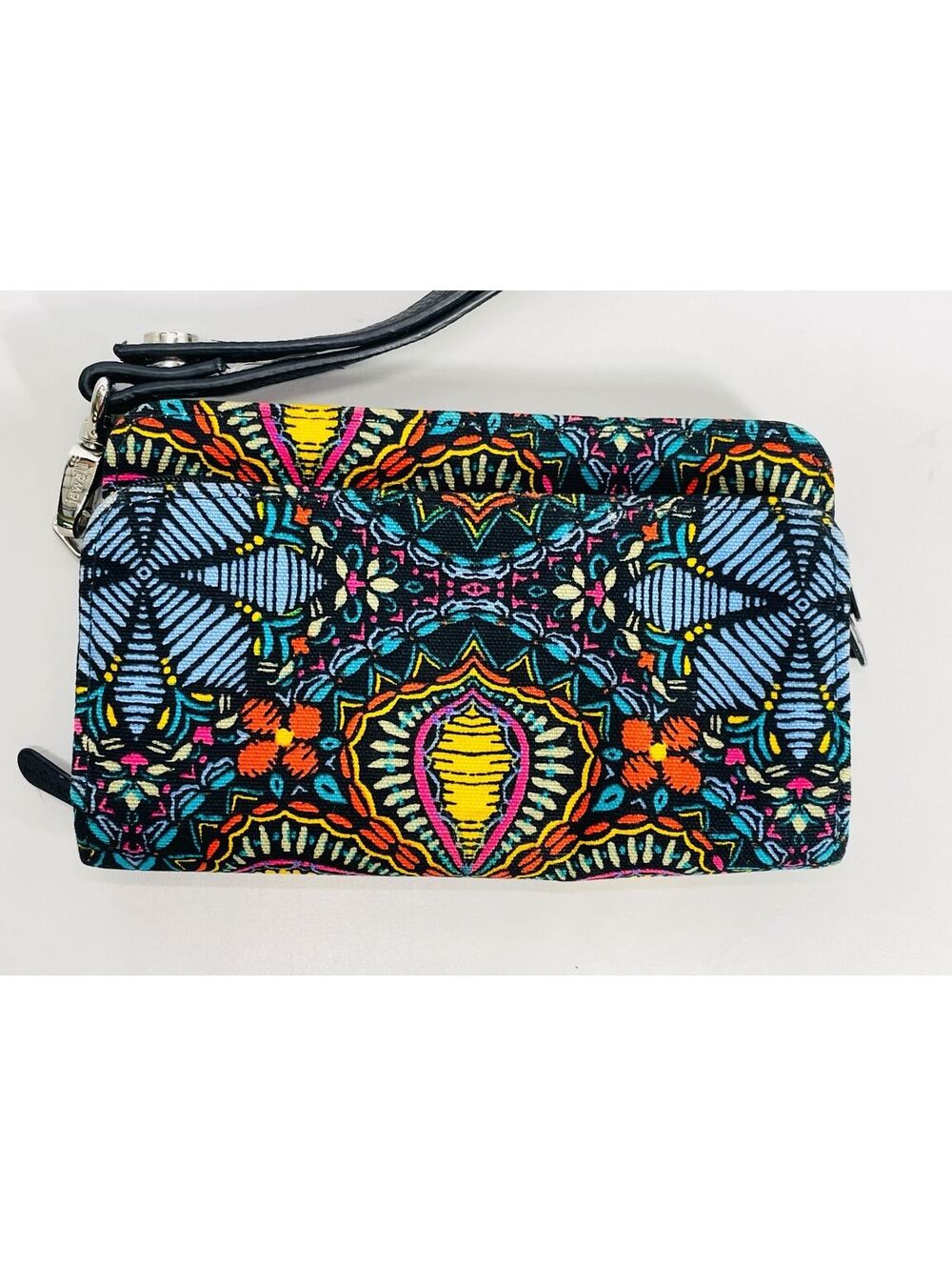 Thirty-One Jewell Wristlet Wallet with Colorful Pattern
